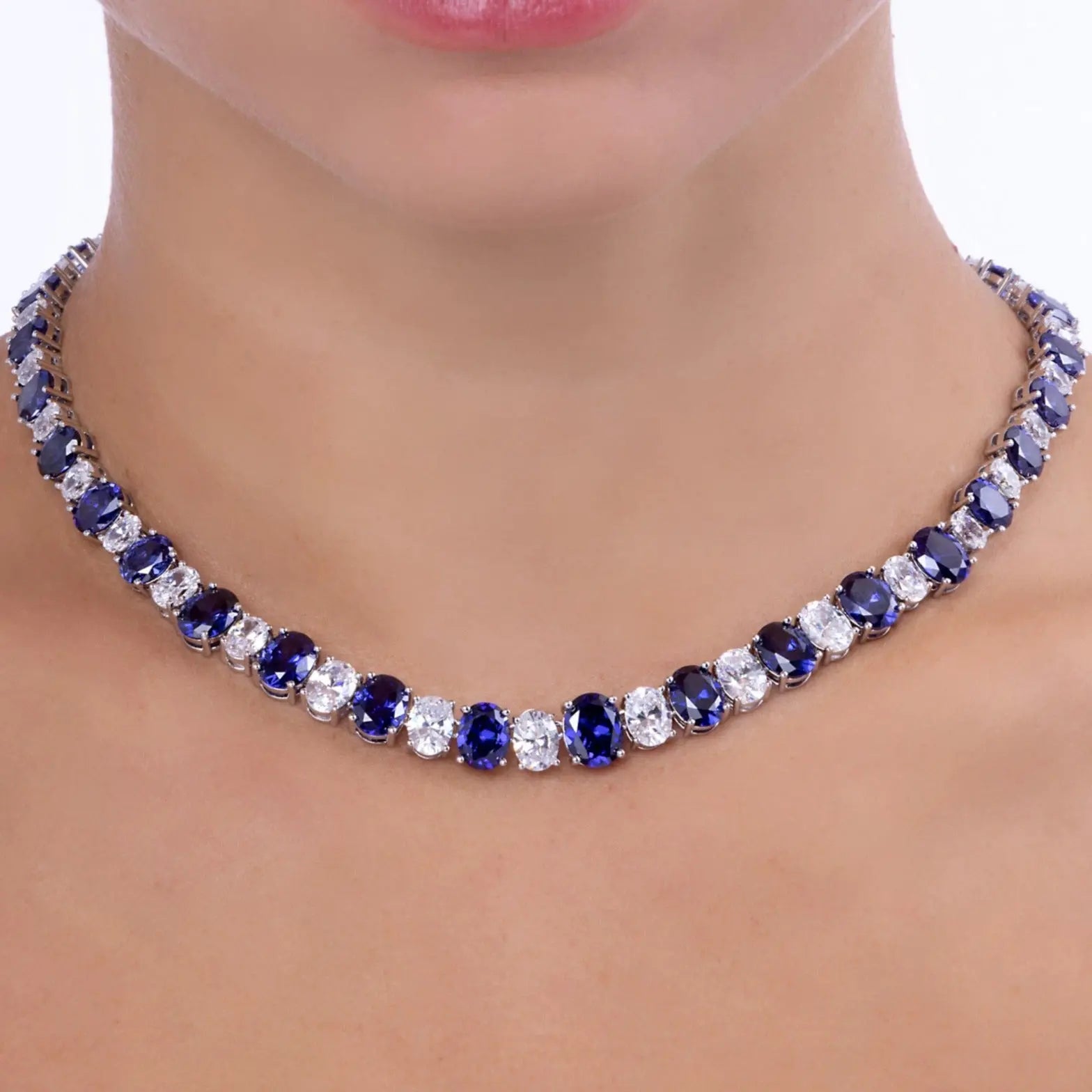 Anna Zuckerman Azure Majesty Sapphire Necklace