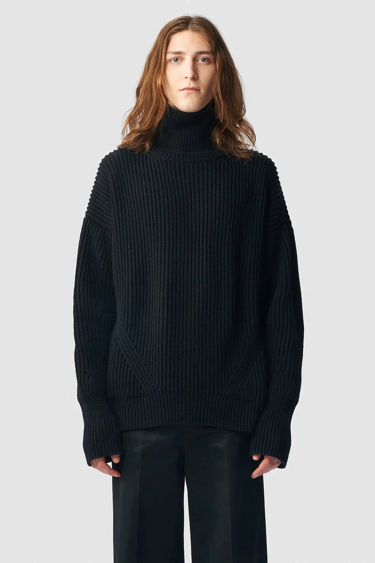 Geirnart High Neck Oversize Jumper – Ann Demeulemeester