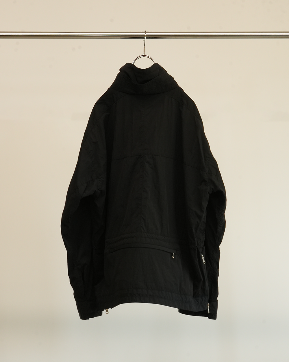 NYLON PULLOVER JACKET(BLACK) – ANCELLM