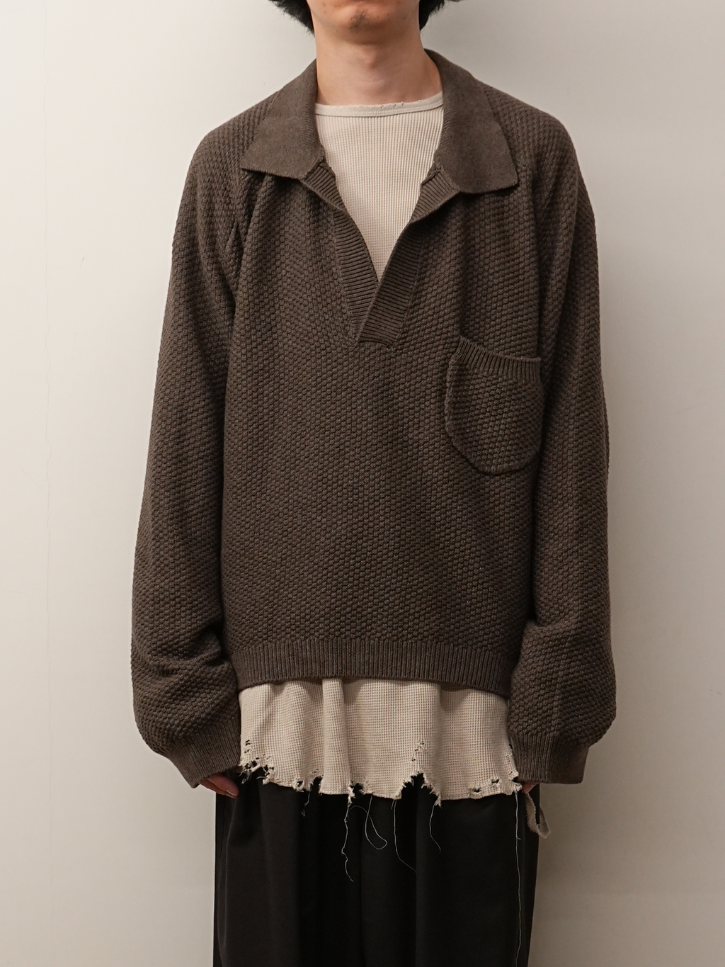 SKIPPER KNIT(BROWN) – ANCELLM