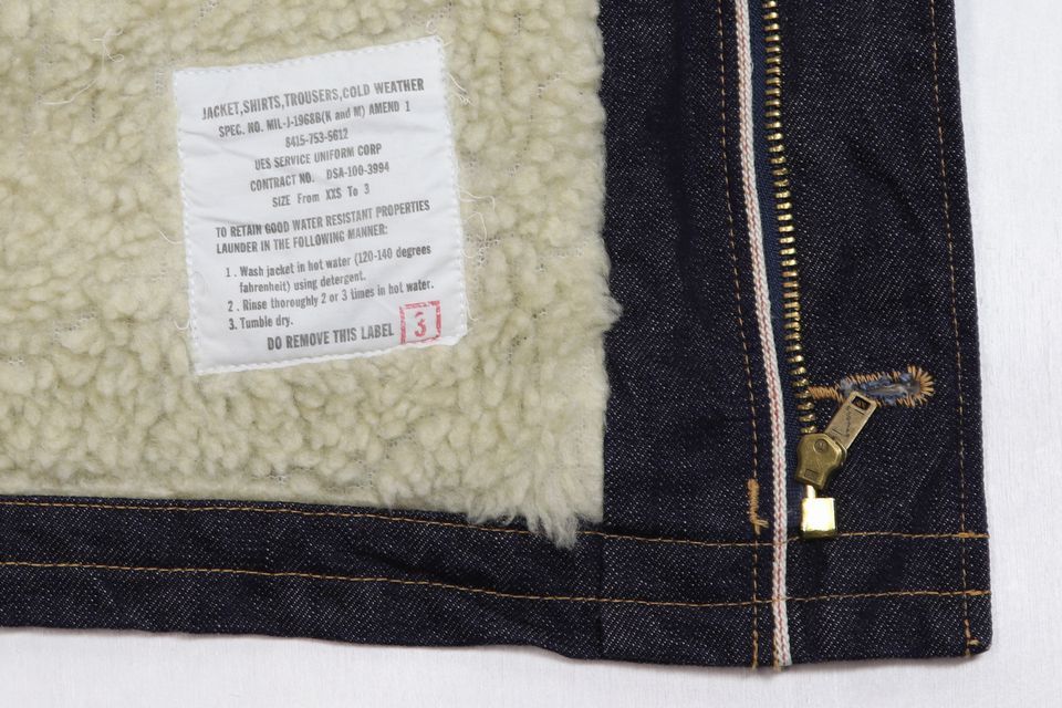 UES/ウエス」フード付きボアベスト【デニム】 - ANCHORS