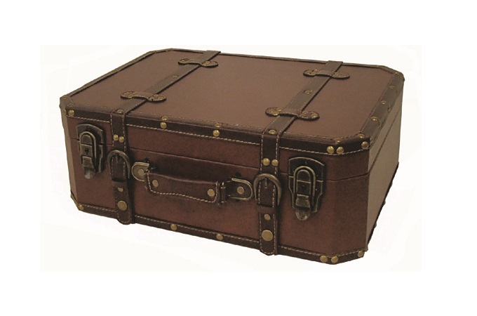 レザー調スーツケース アンティーク調 収納ケース ボックス トランク
