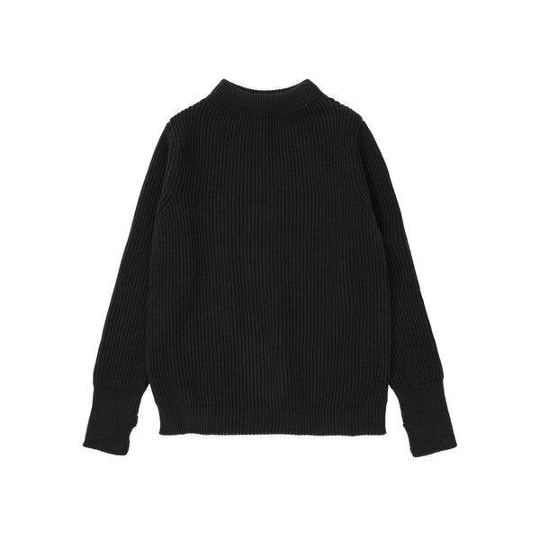 Navy Crewneck Black