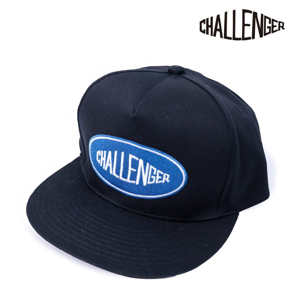 チャレンジャー LOGO TWILL CAP BLACK /&LOCKERS［ベースボール