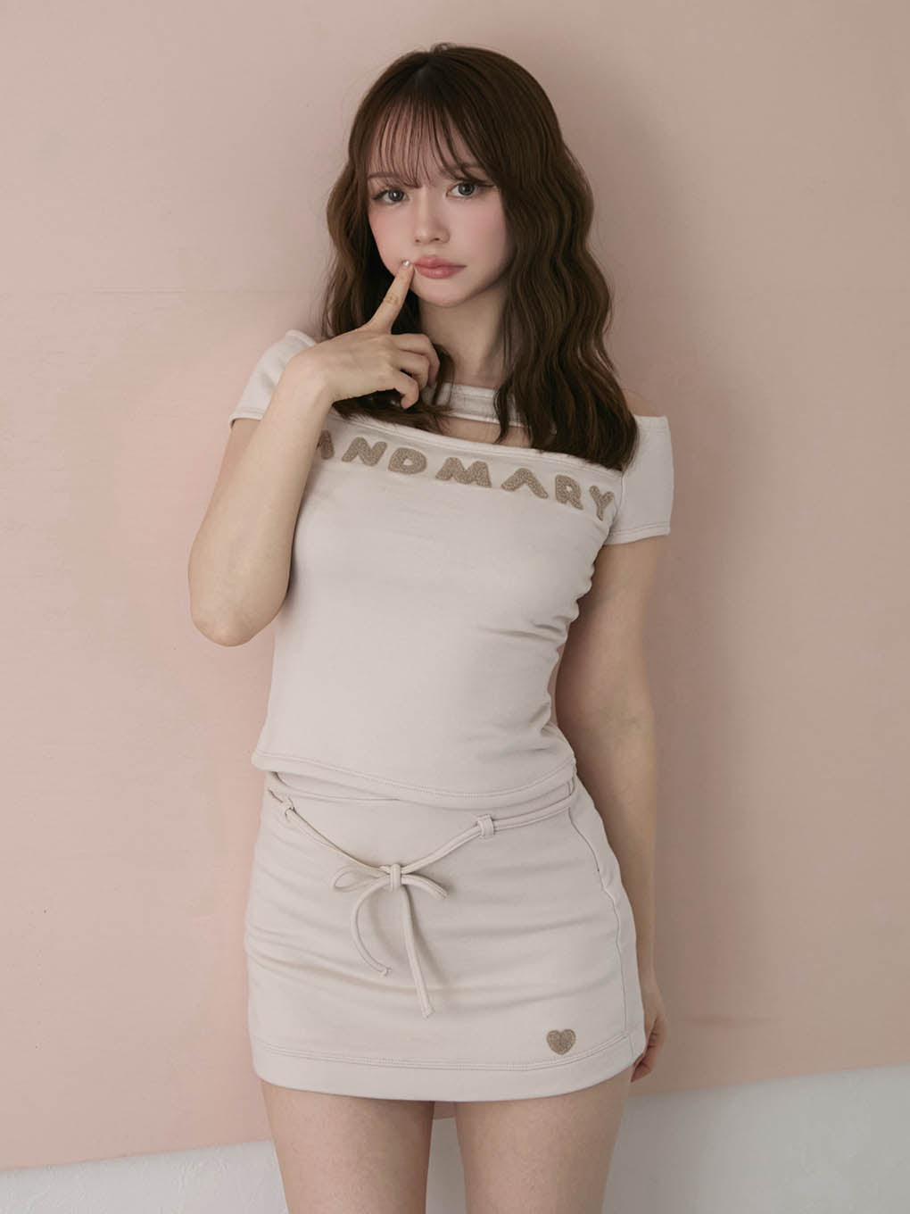 ANDMARY】Mary logo tops