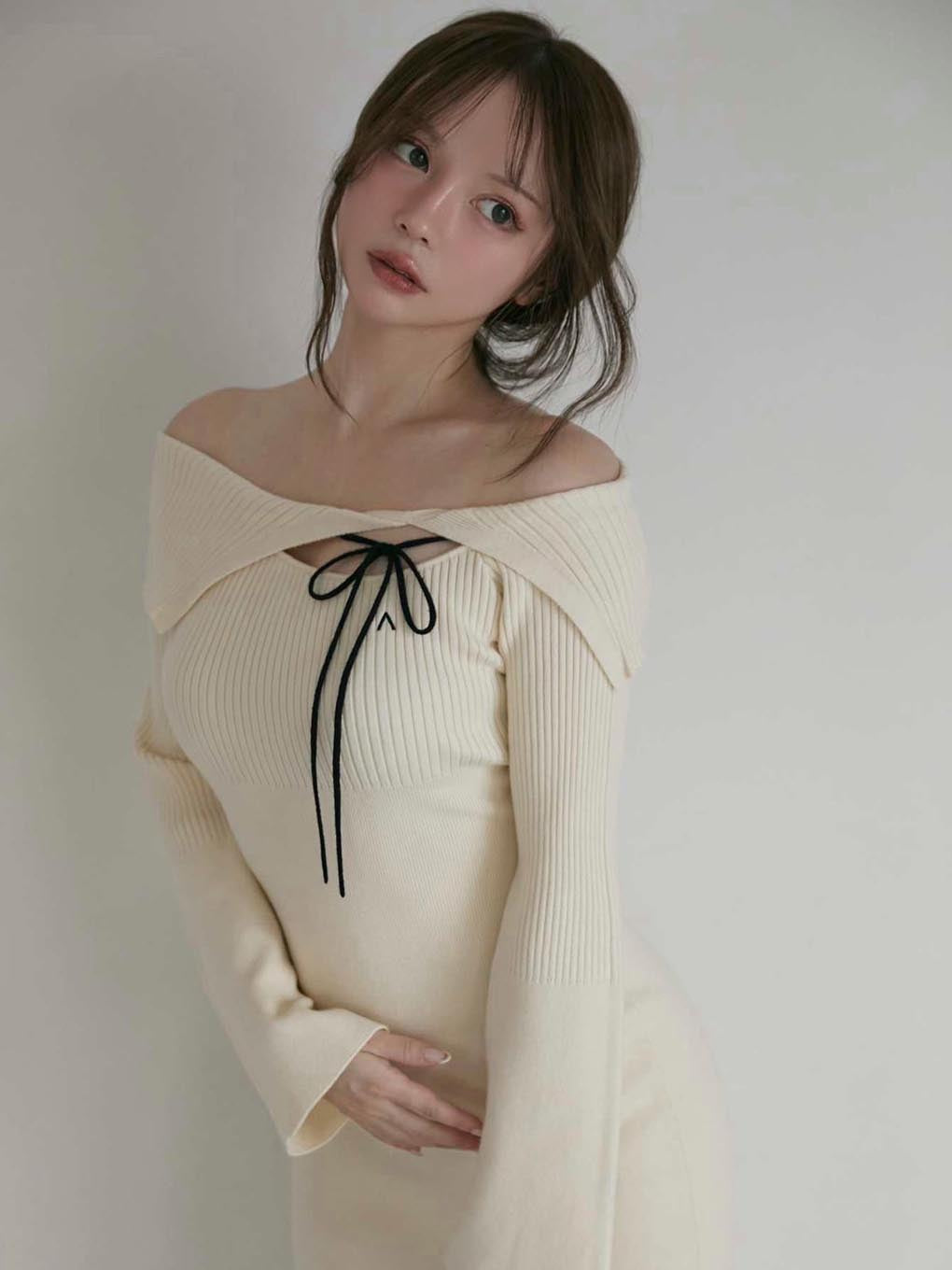 ANDMARY】Amari ribbon dress