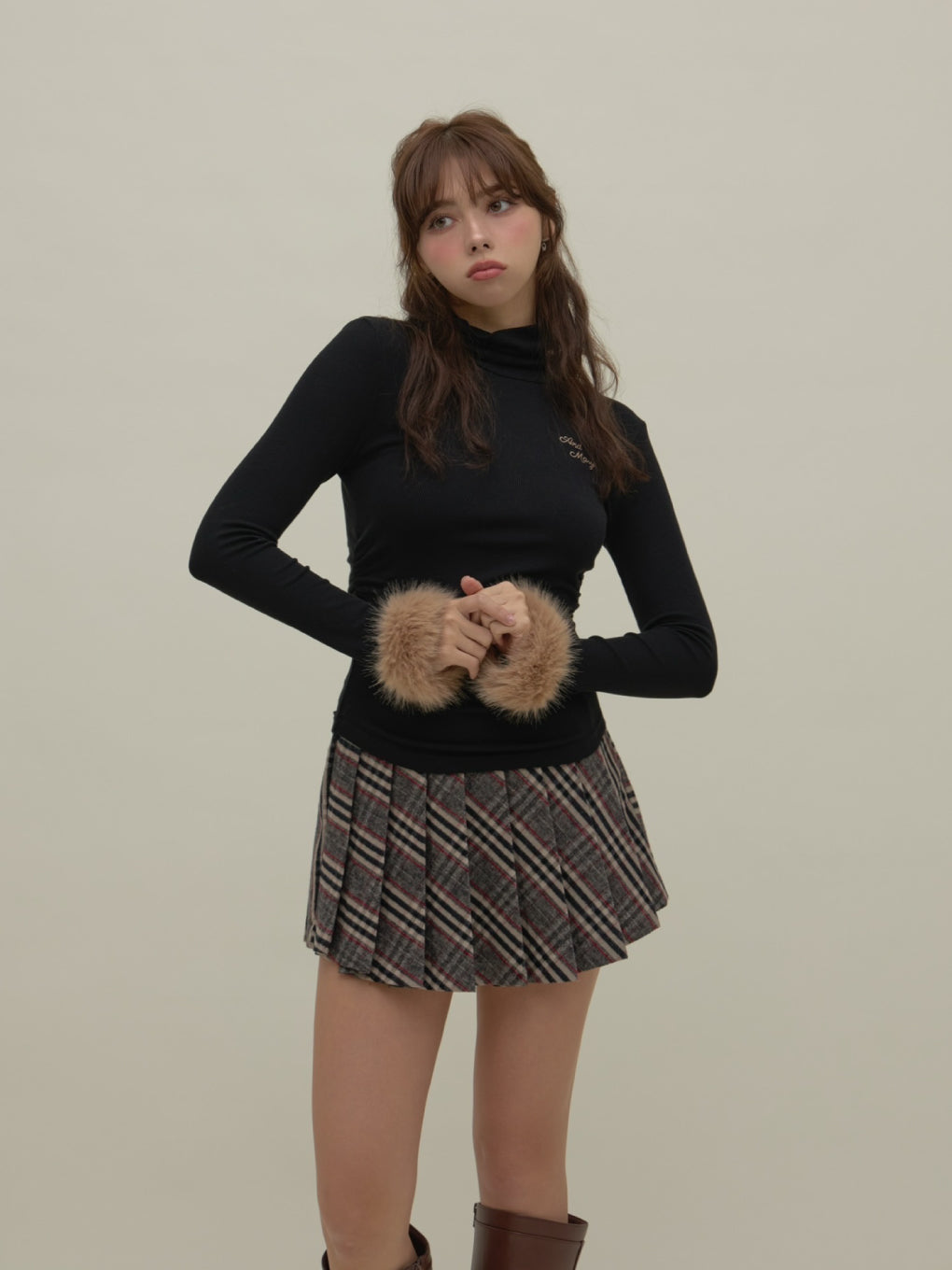 ANDMARY】Nicole fur tops