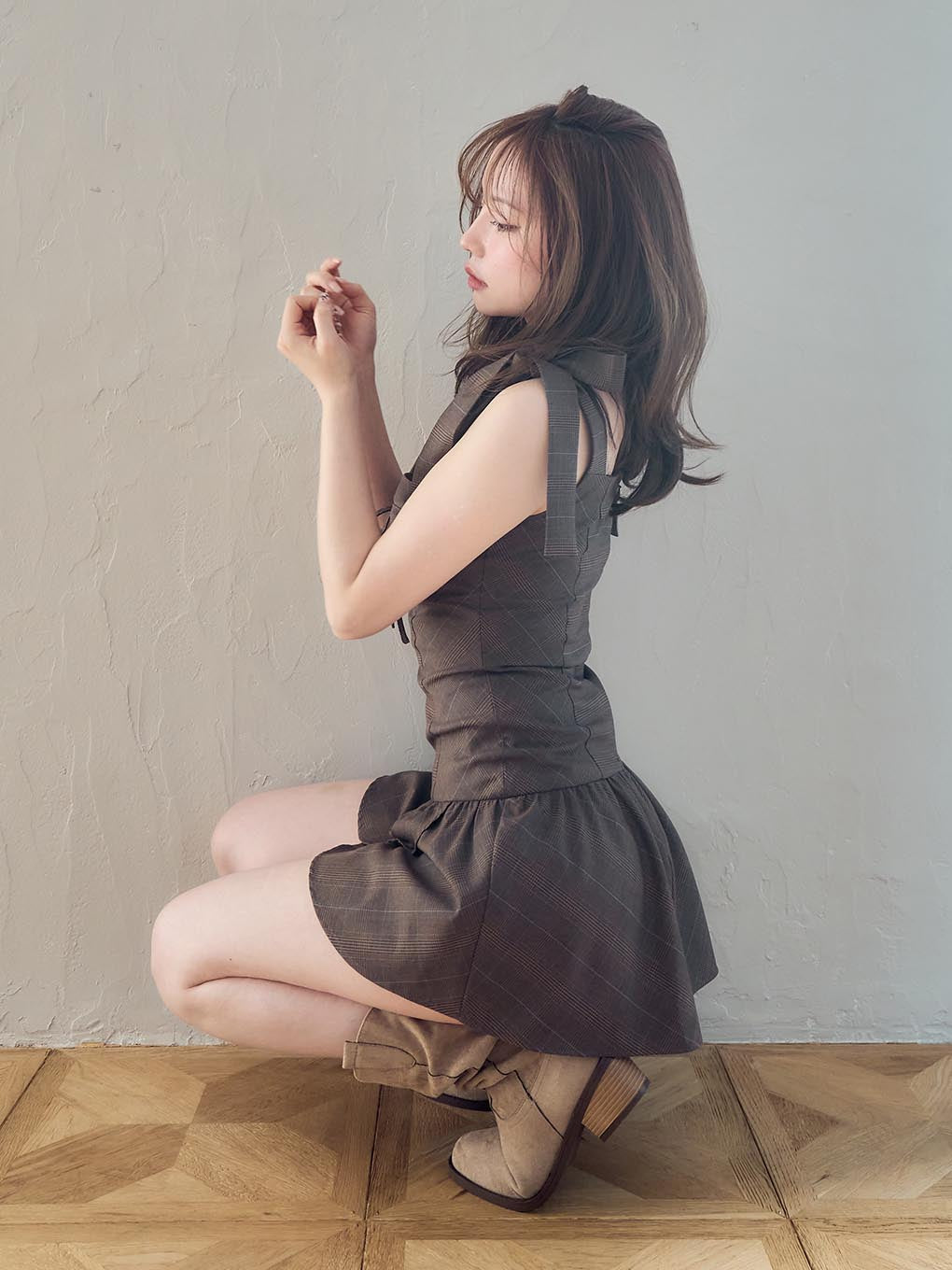 ANDMARY】Rojina ribbon dress