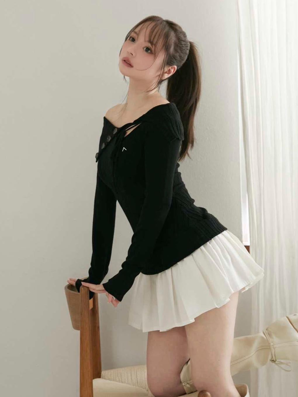 ANDMARY】Isabel knit mini dress