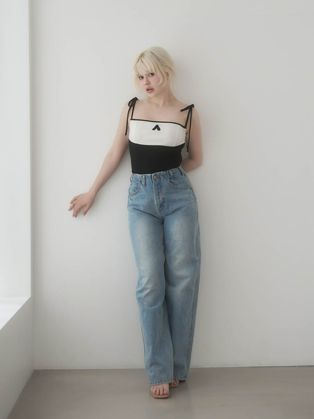 ANDMARY】Sora bicolor camisole