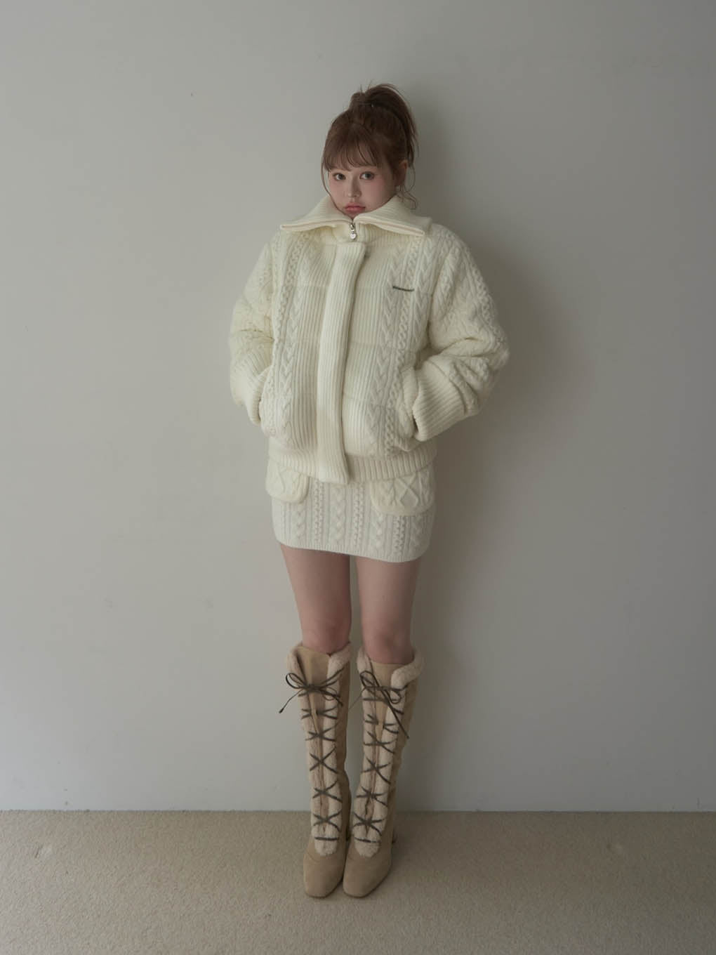 ANDMARY】Rosalia lace up boots