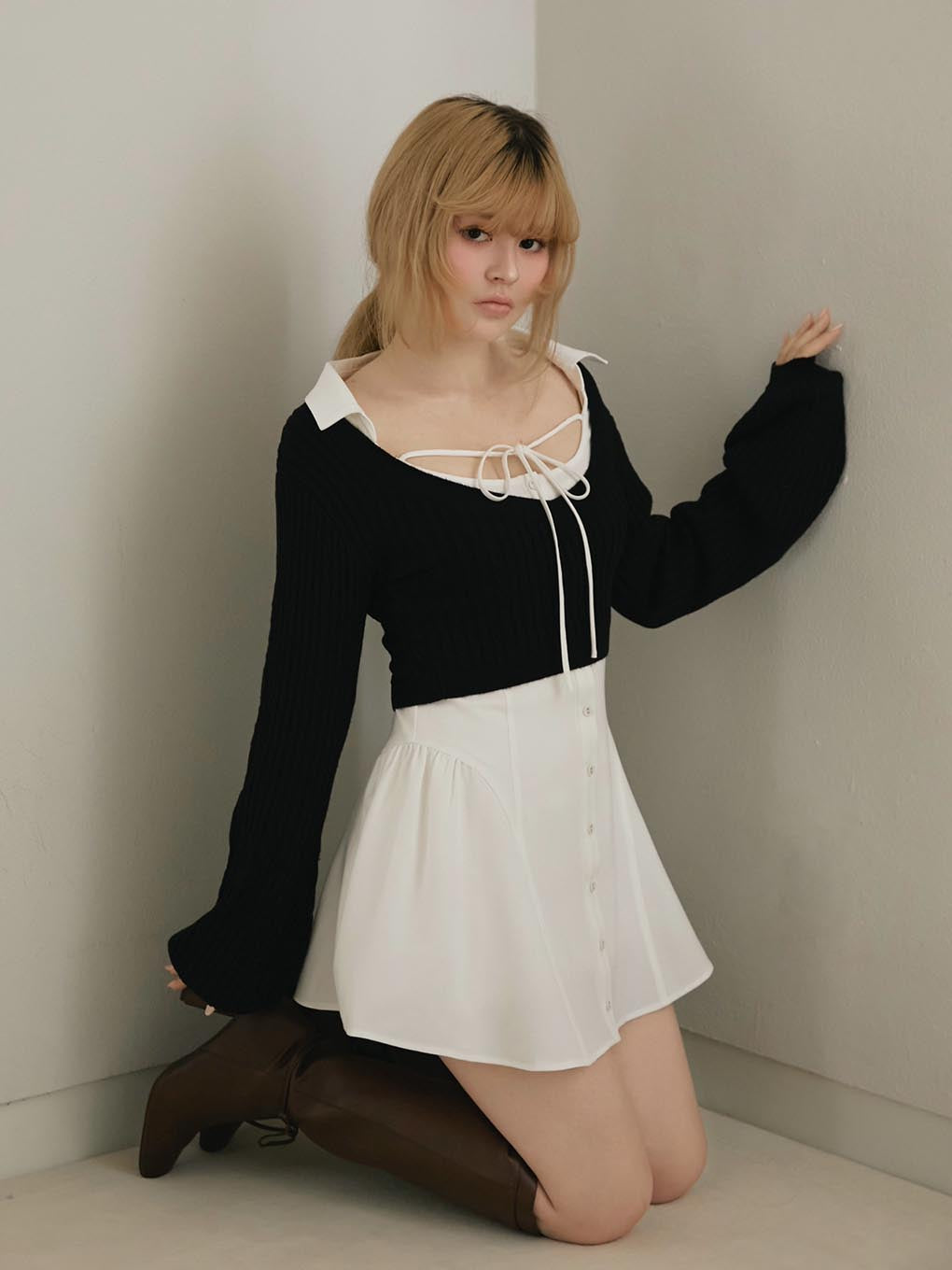 ANDMARY】Rio blouse set dress