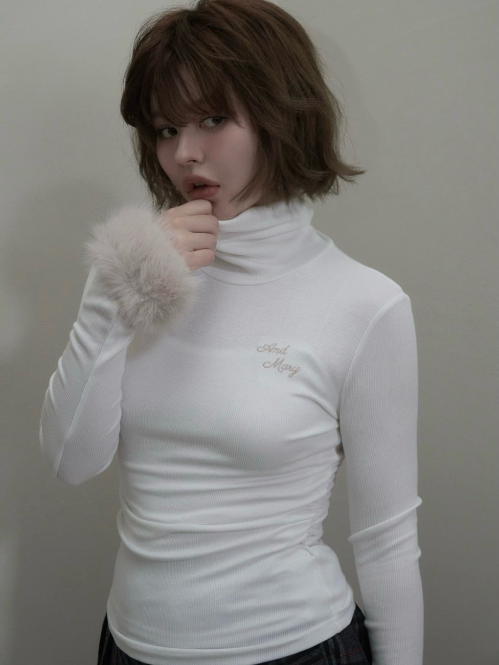 ANDMARY】Nicole fur tops