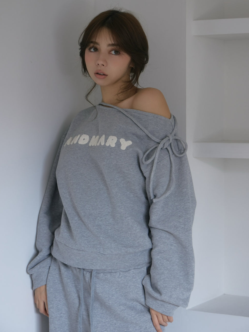 ANDMARY】Mary logo loose set up