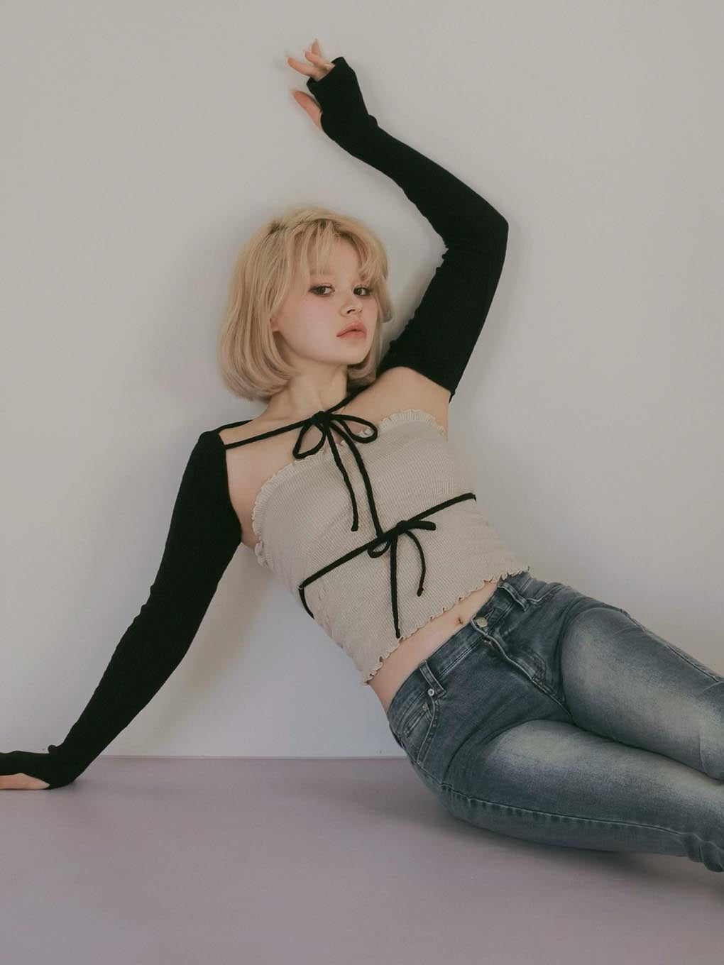 ANDMARY】Mei shirring tops