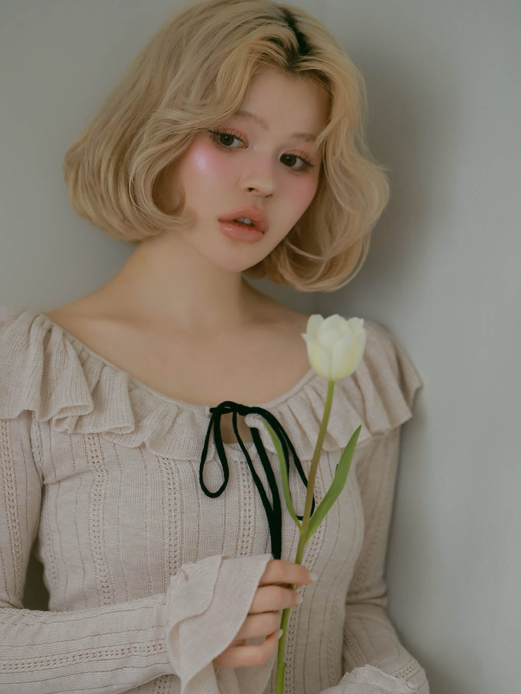 Hana knit mini dress