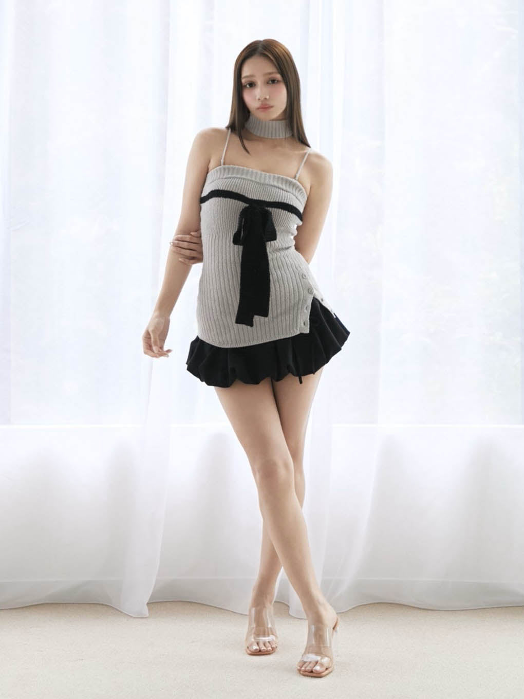 ANDMARY】Candice ribbon bare tops