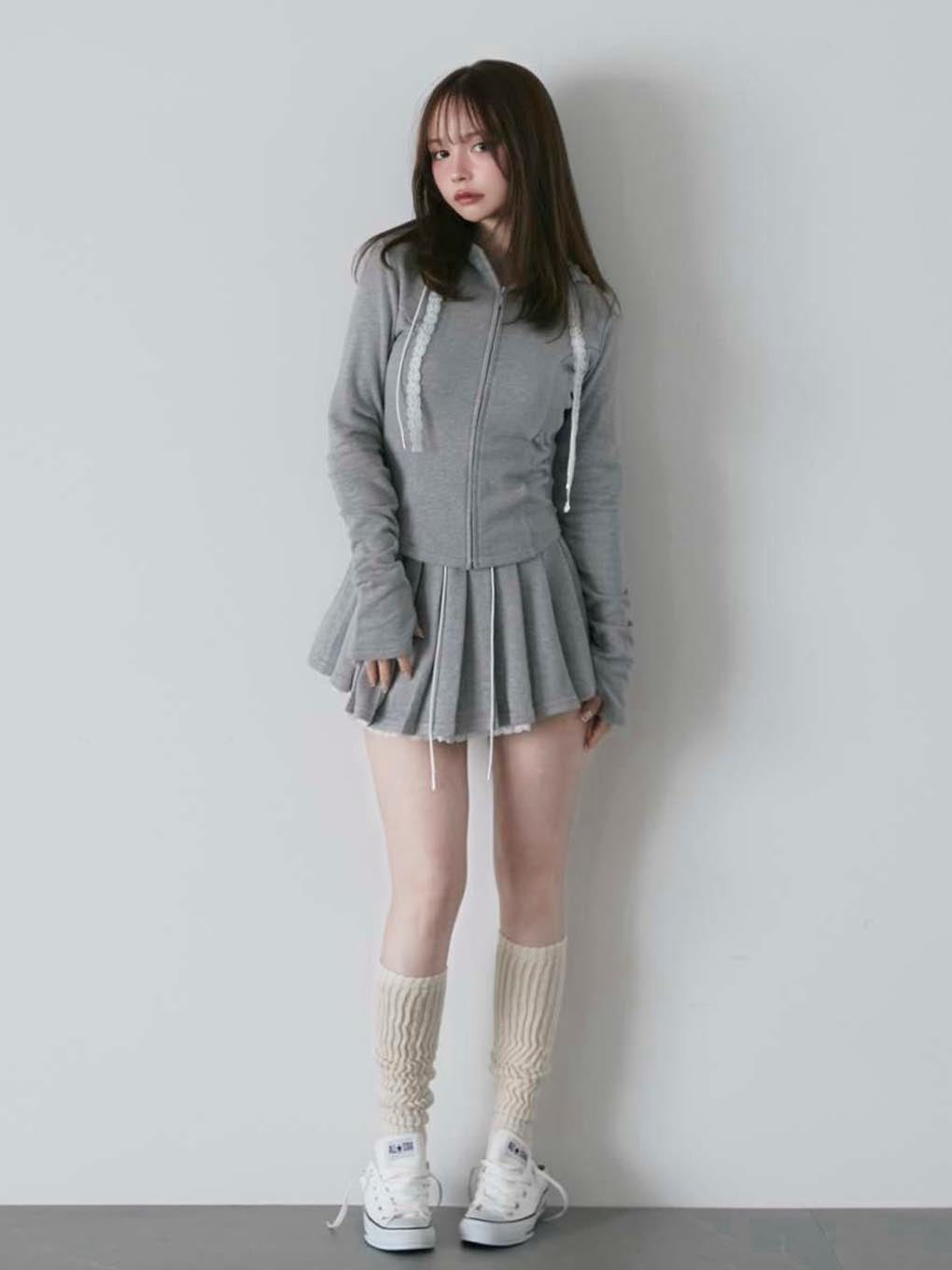 ANDMARY】Mimi lace hood set up