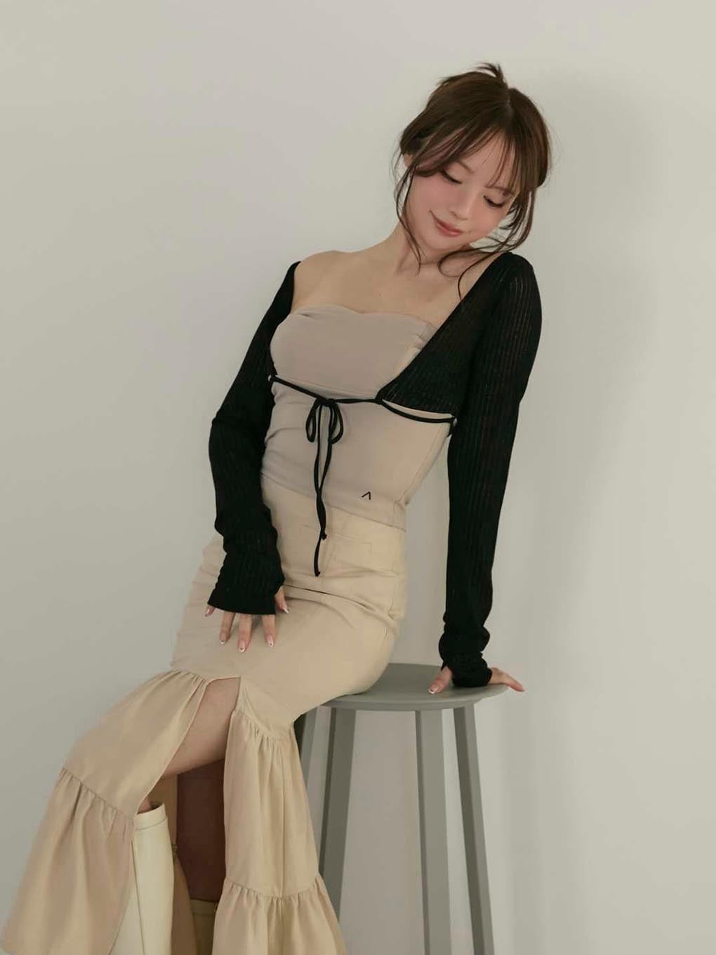 ANDMARY】Lona ribbon tops