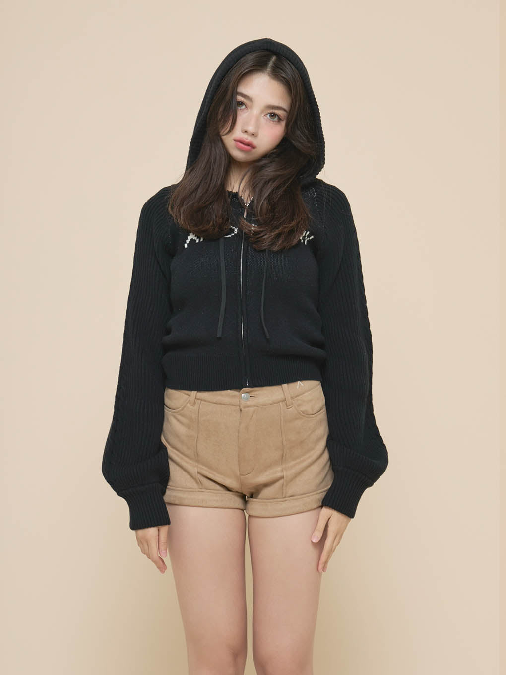ANDMARY】Jeniffer knit hoodie set