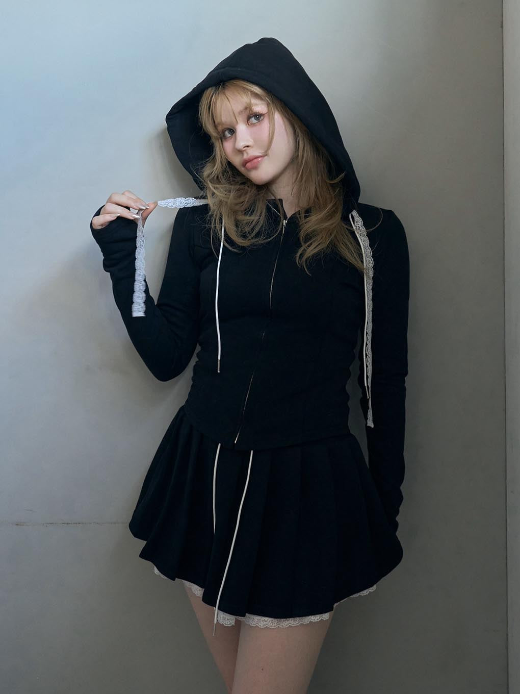 ANDMARY】Mimi lace hood set up