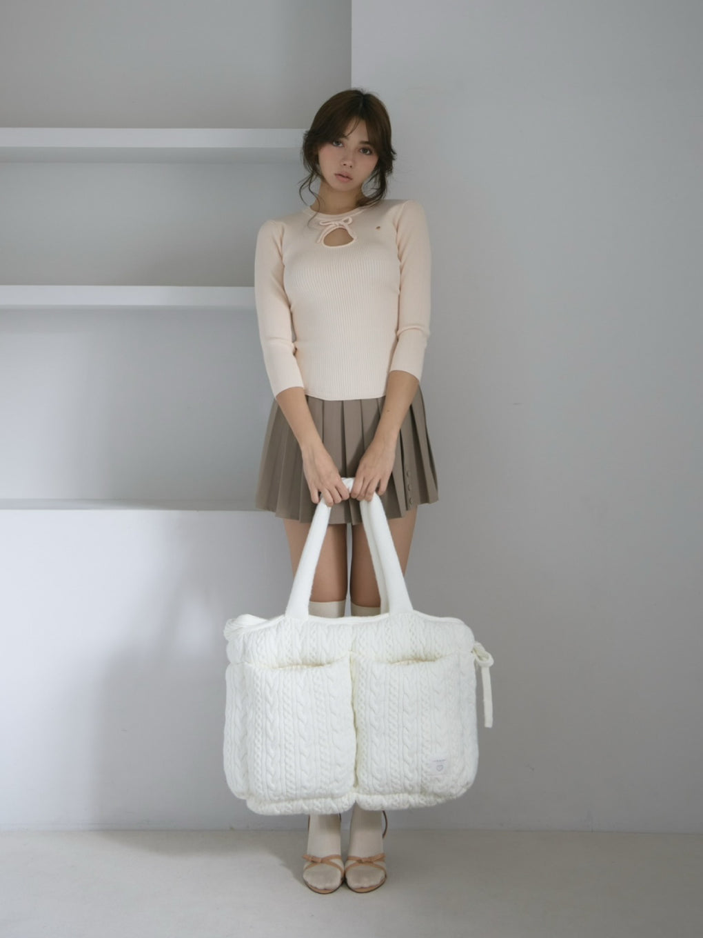 ANDMARY】Mary quilting knit bag