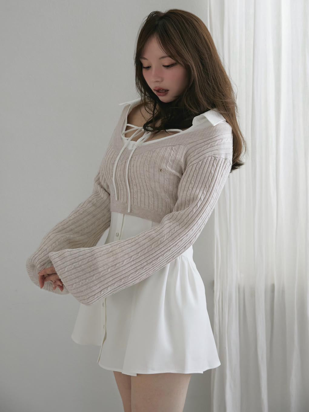 ANDMARY】Rio blouse set dress