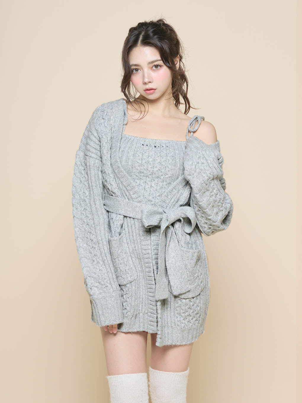 即日発送 Andmary Candice frill set up ivory ANDMARY】Candice frill