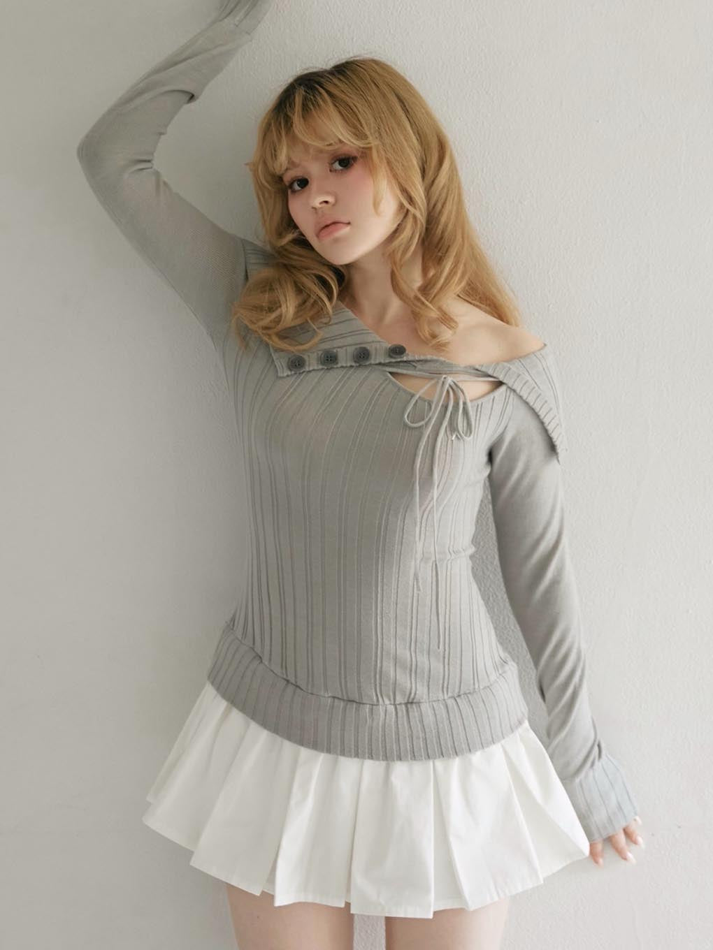 ANDMARY】Isabel knit mini dress