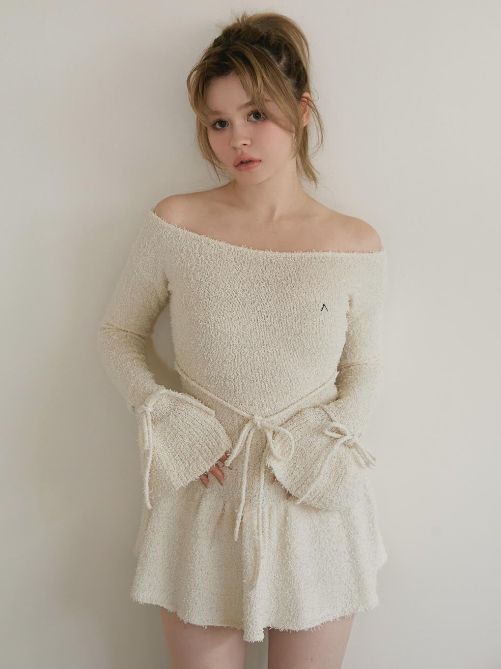 ANDMARY】Sailor knit mini dress