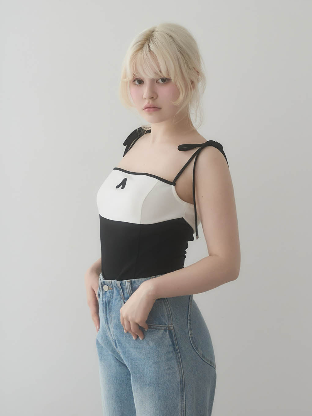 ANDMARY】Sora bicolor camisole