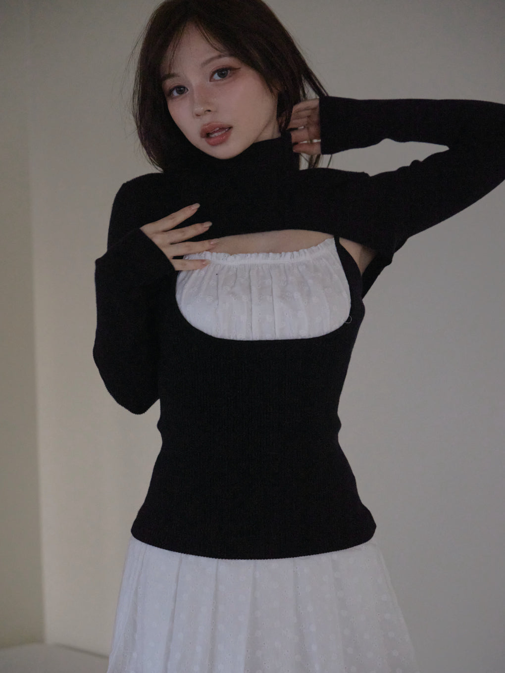 ANDMARY】Poppy lace set dress