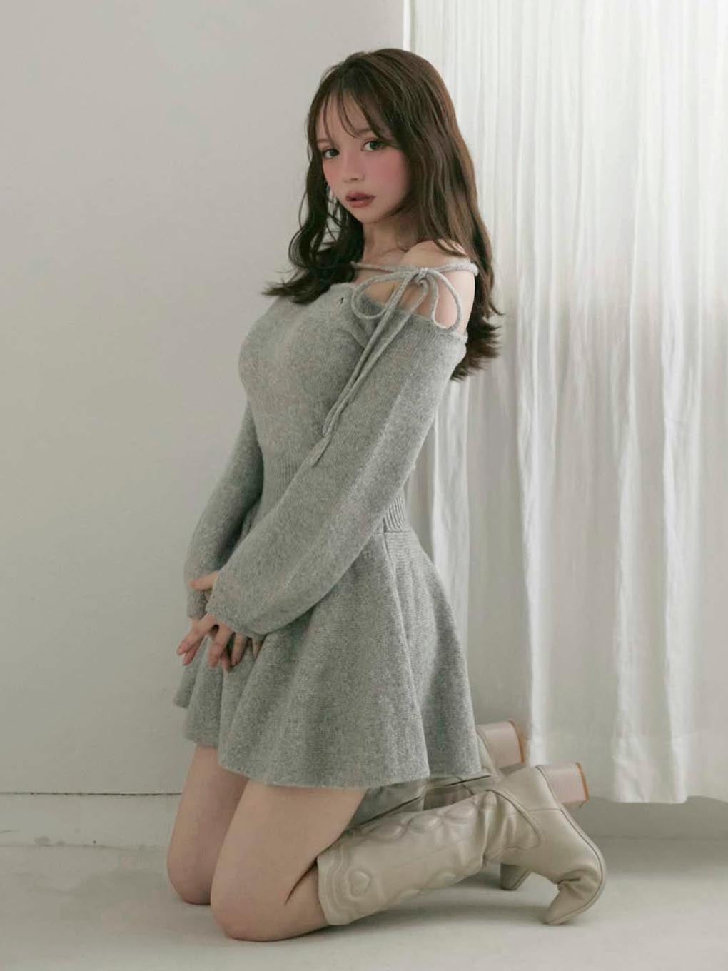 ANDMARY】Rhoda flare mini dress