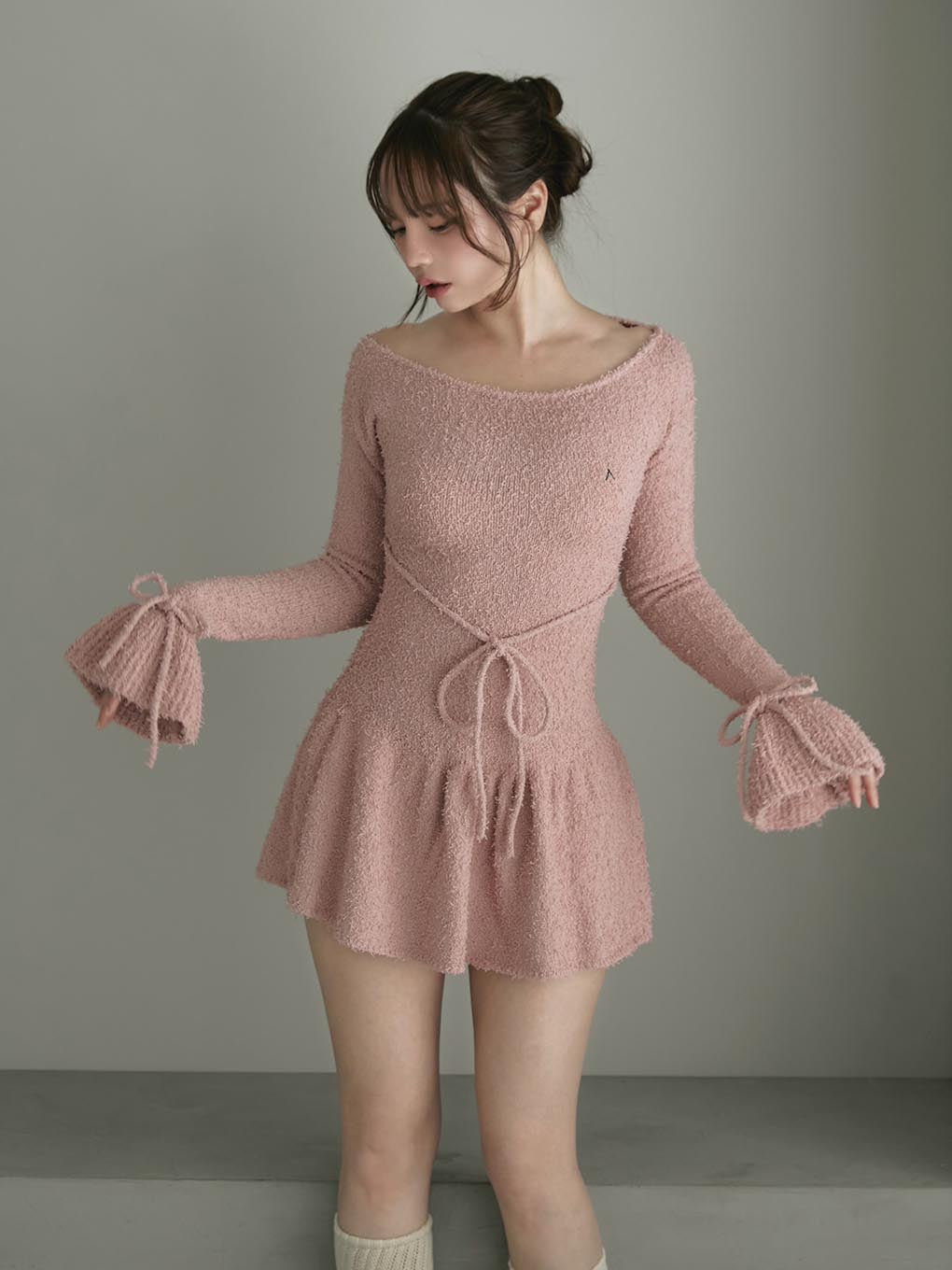 ANDMARY】Sailor knit mini dress