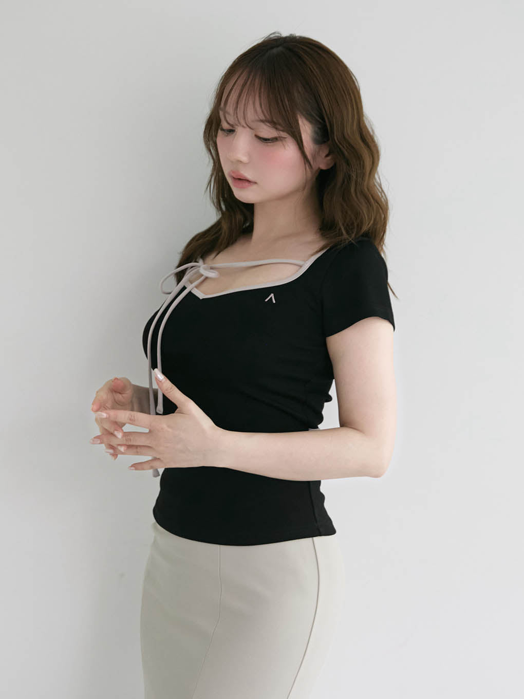 ANDMARY】Collie ribbon tops