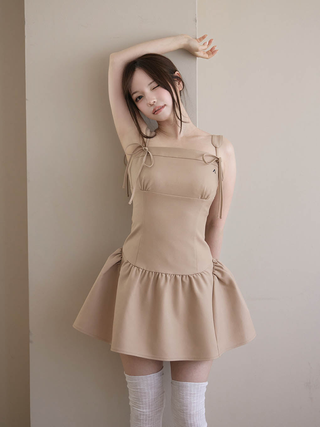 ANDMARY】Elsie flare mini dress