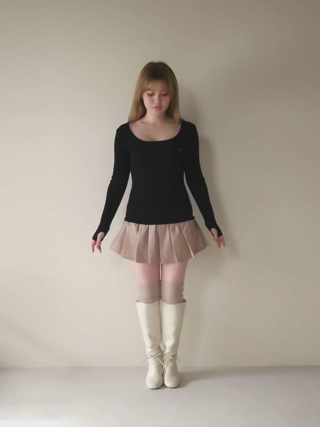 ANDMARY】Milly knit set dress