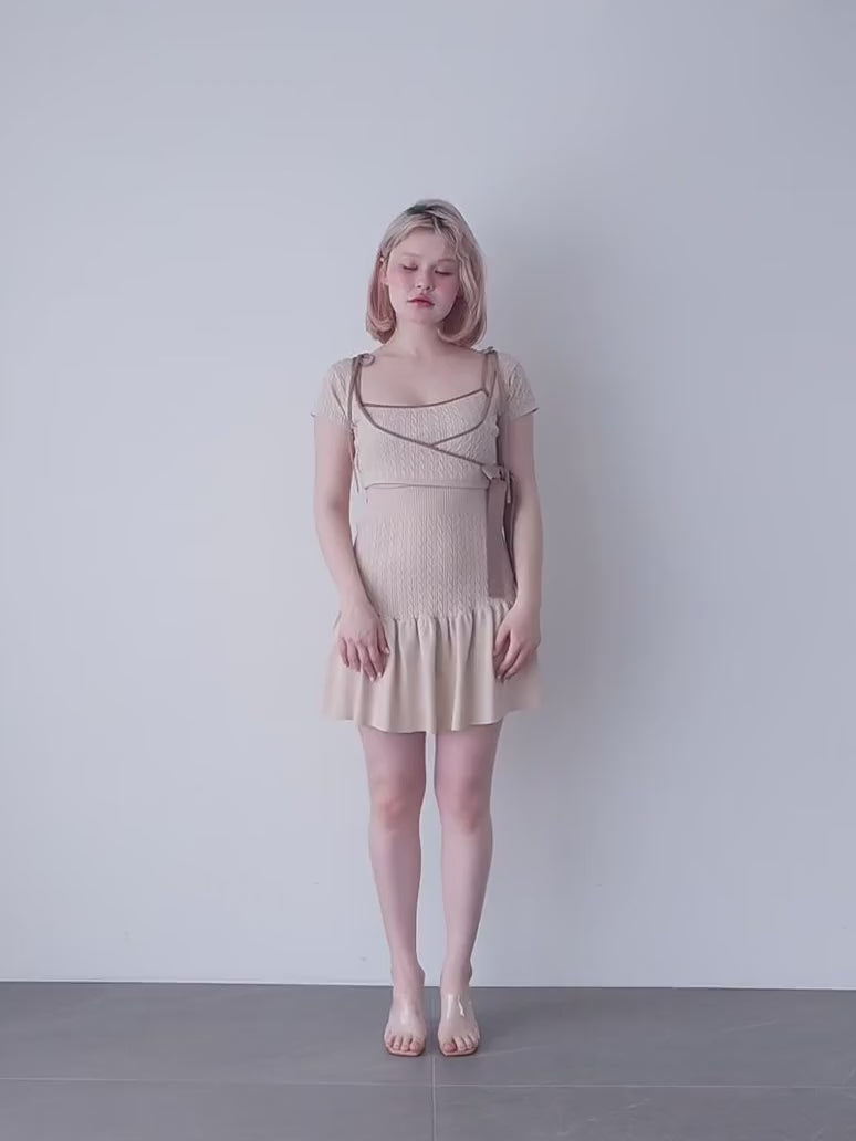 ANDMARY】Miranda set mini dress