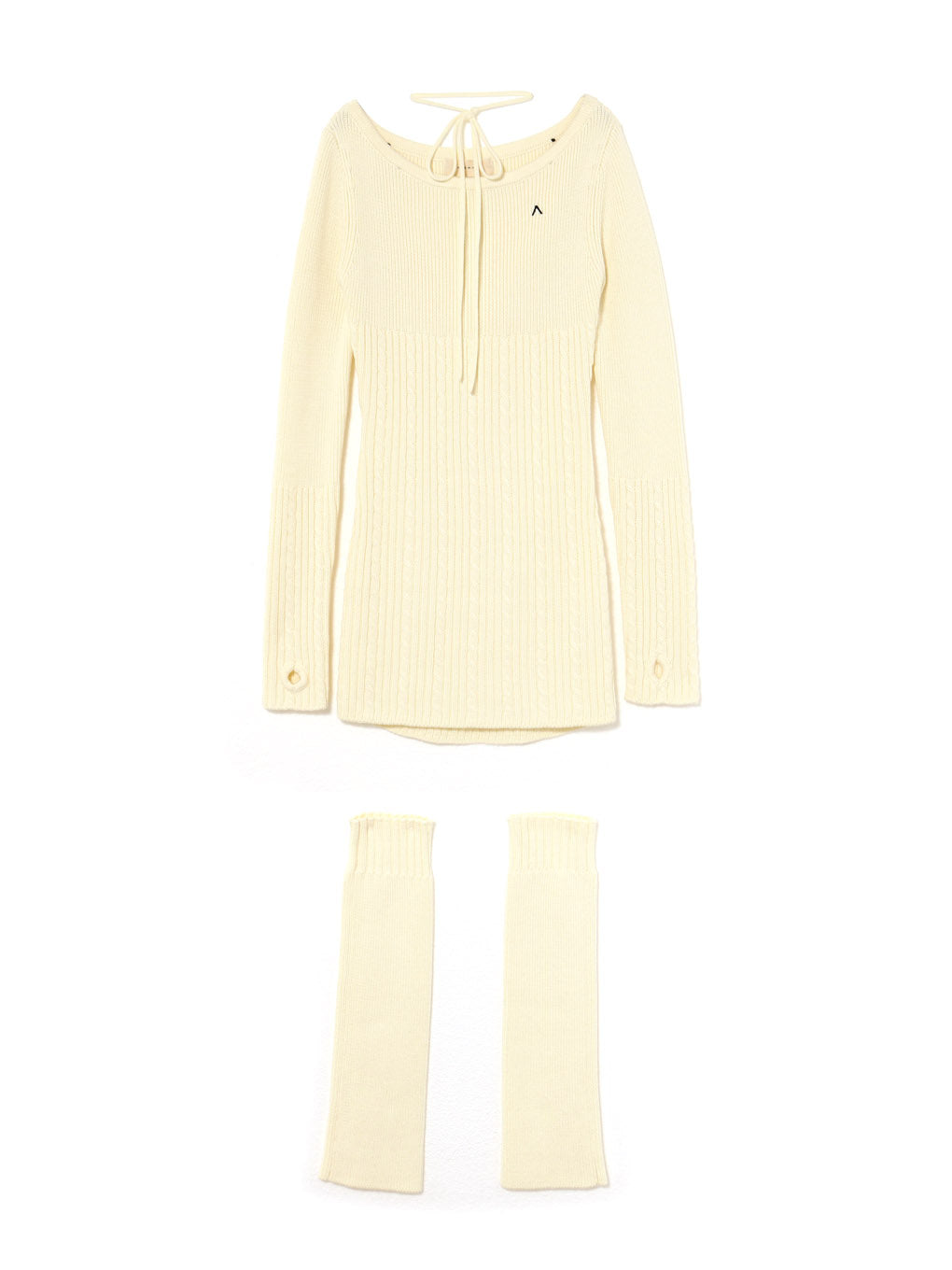 ANDMARY】Dercey leg warmer dress