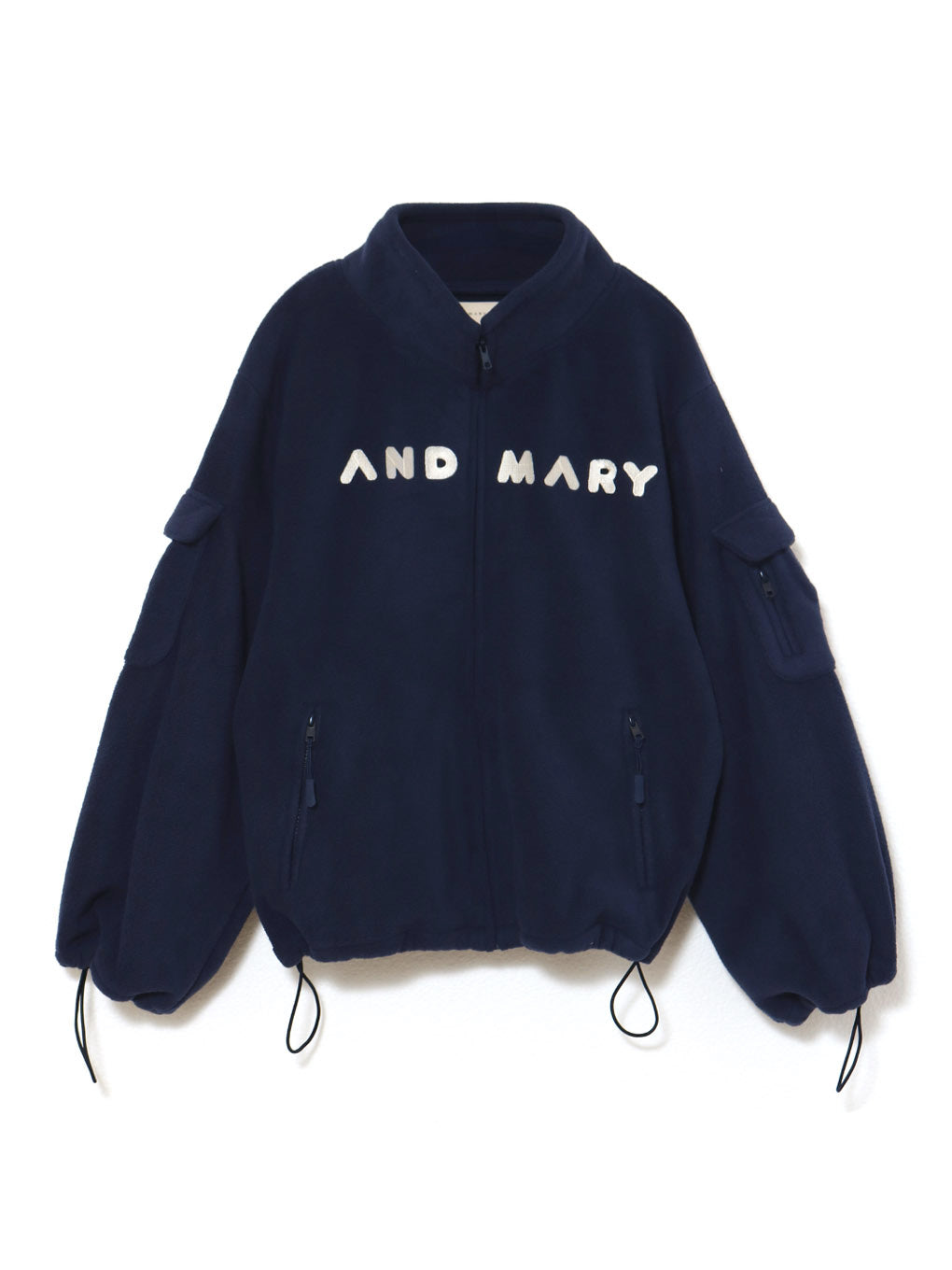 ANDMARY】Mary logo fleece jacket
