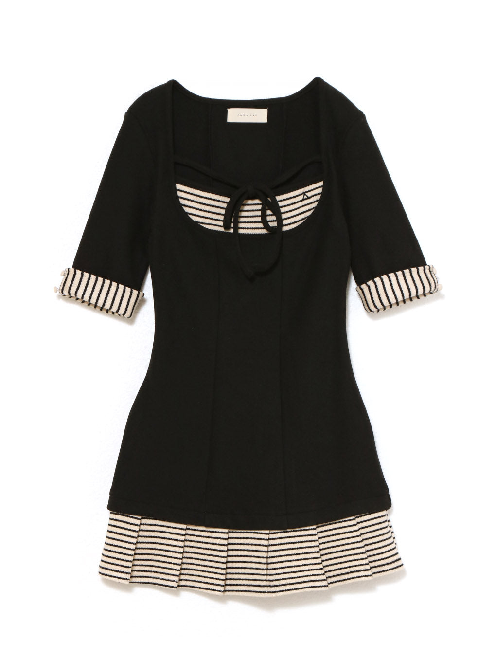 ANDMARY】Aiden pleats mini dress