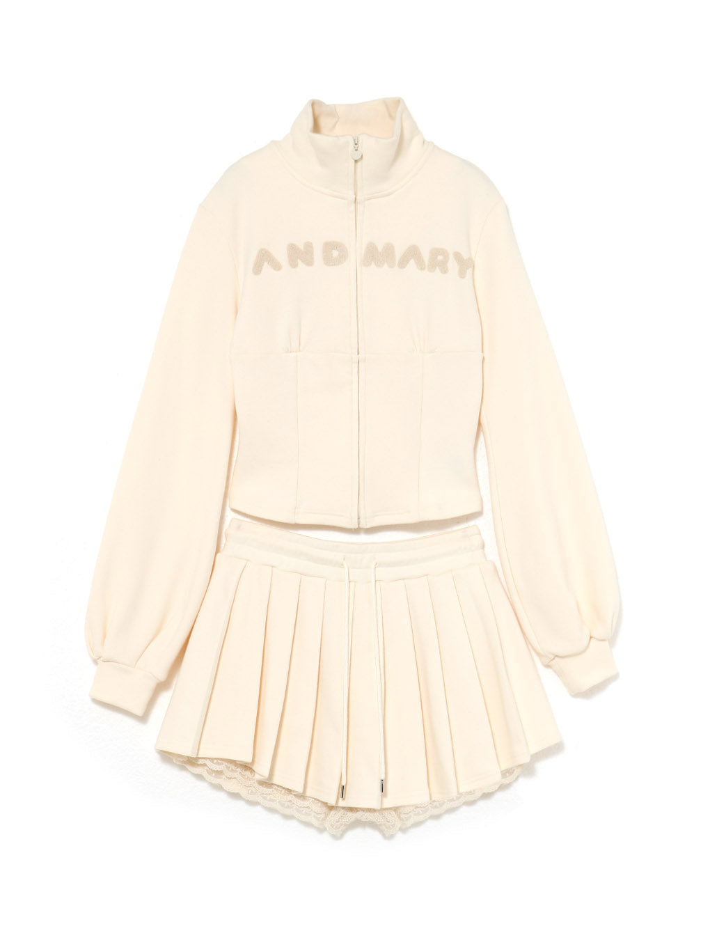 ANDMARY】Lace logo set up