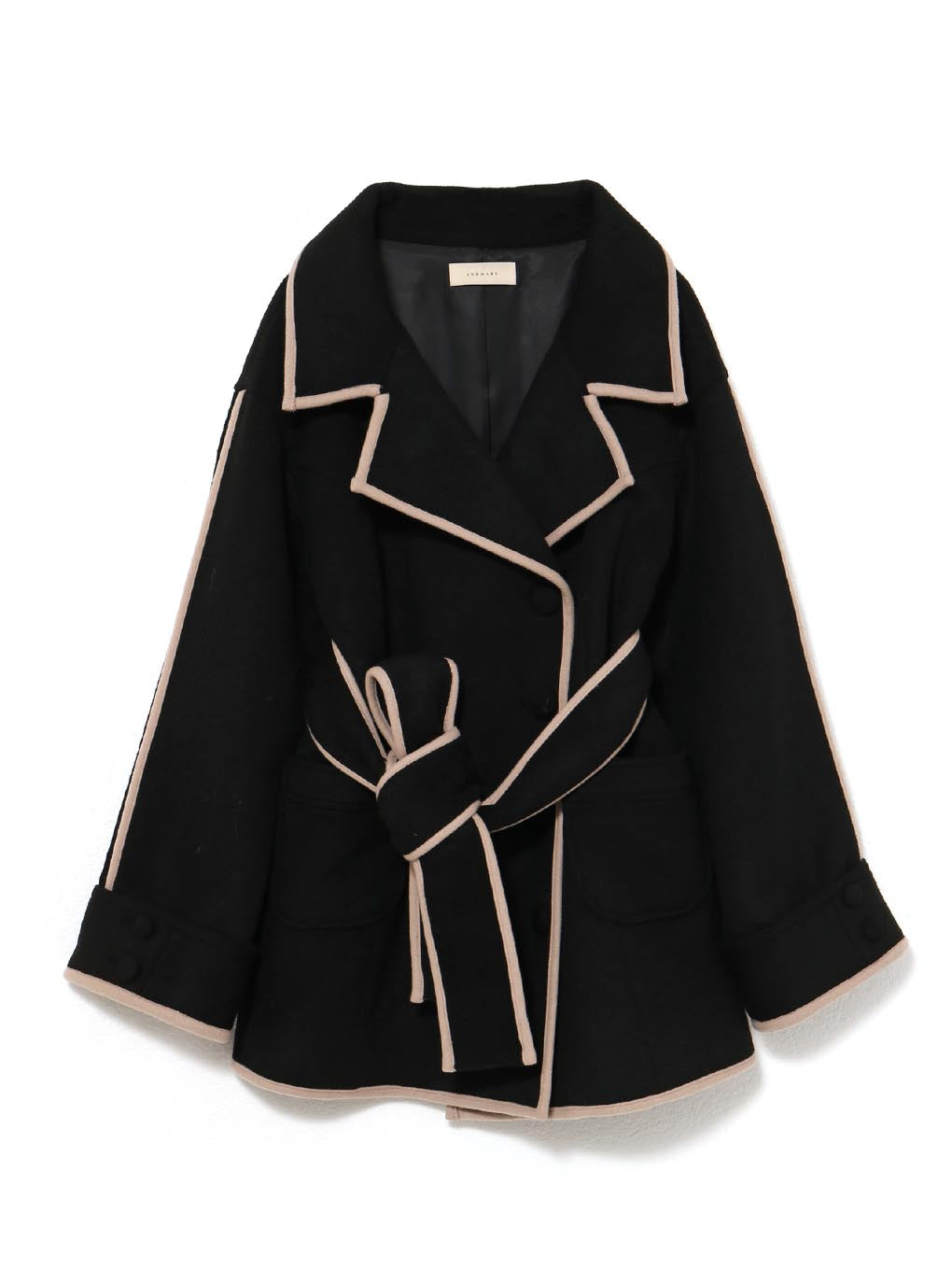 ANDMARY】Ange wool short coat