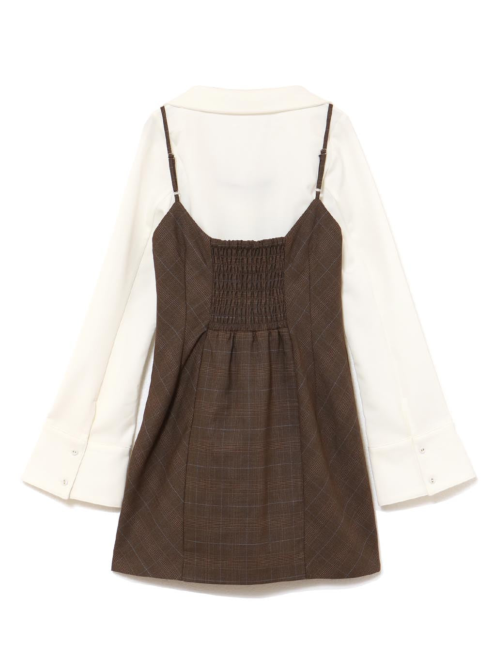 ANDMARY】Betty layered check dress