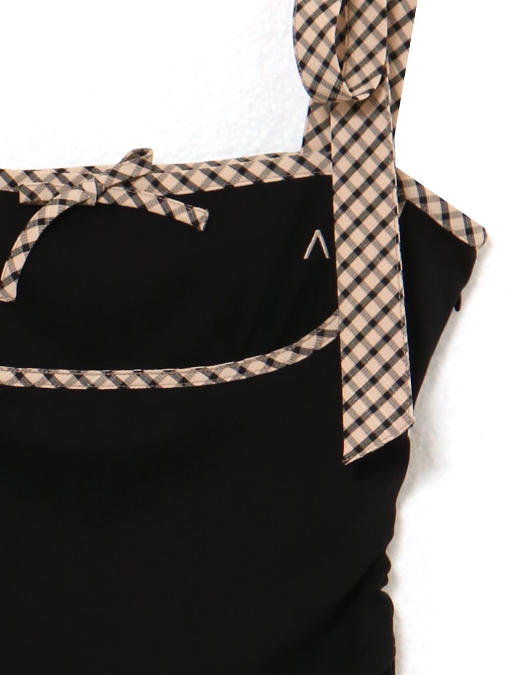 ANDMARY】Alice check ribbon tops