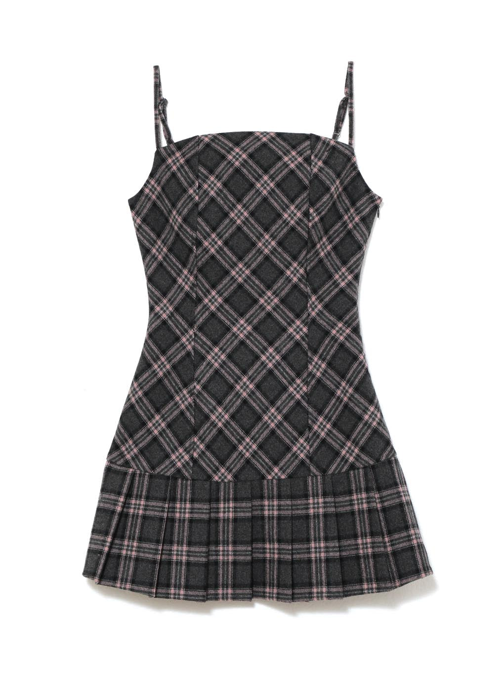 ANDMARY】Selena check mini dress