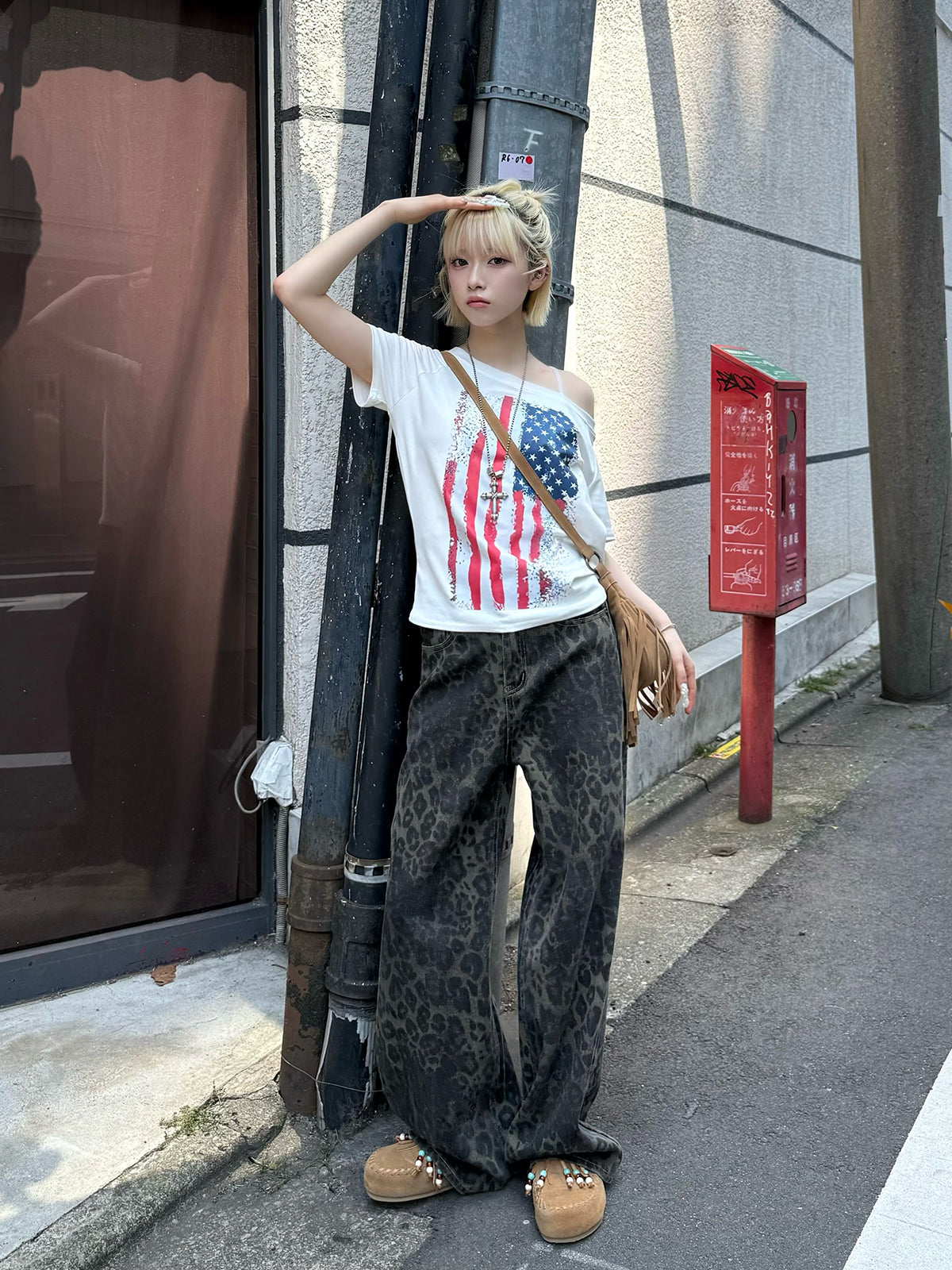 レオパードワイドデニムパンツ – ANDOR ONLINE