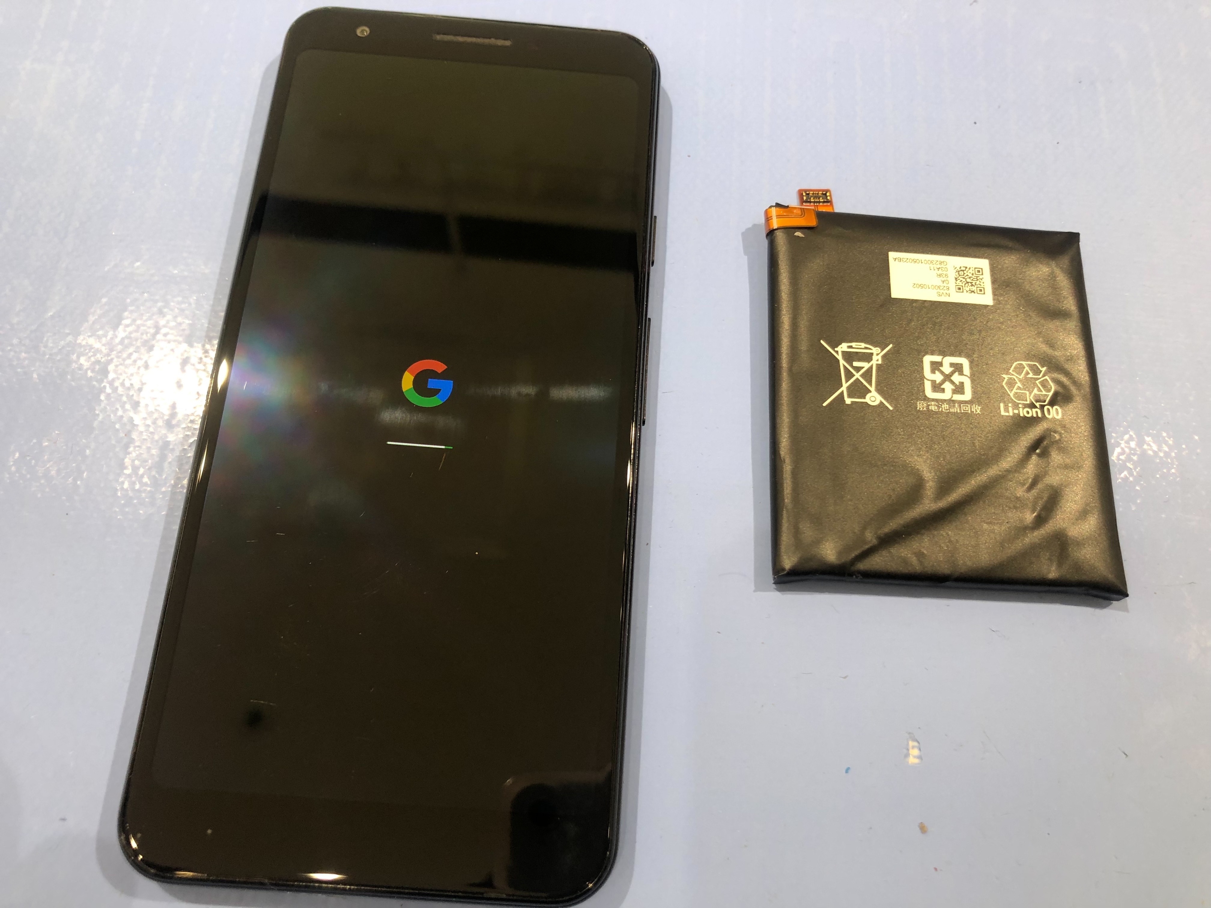 Pixel 3a XL カスタムROM Android15 バッテリー交換済み Pixel 3a XL