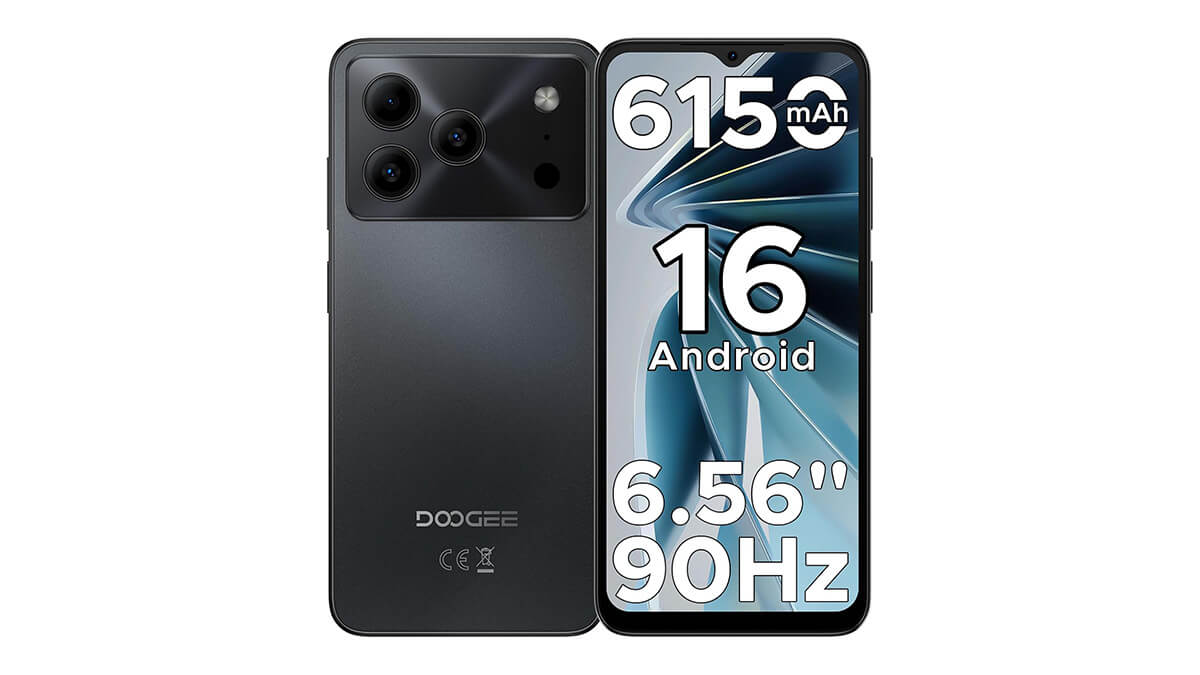Doogee Note56が12,255円に。Android 16や90Hz画面搭載の激安スマホ