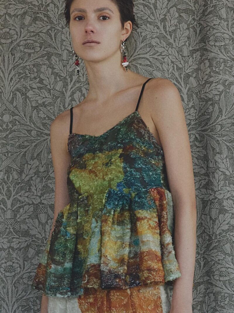 Ameri Vintage/MEDI RACHEL FLUFFY ART CAMISOLE(02410440710) - 熊本